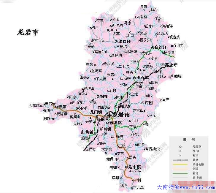 東莞到龍巖市地圖 m.224000.net.cn